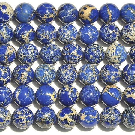 Navy Impression Jasper 12mm Round