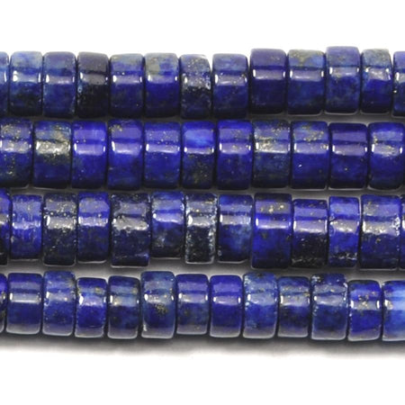 Natural Lapis 5mm Heishi