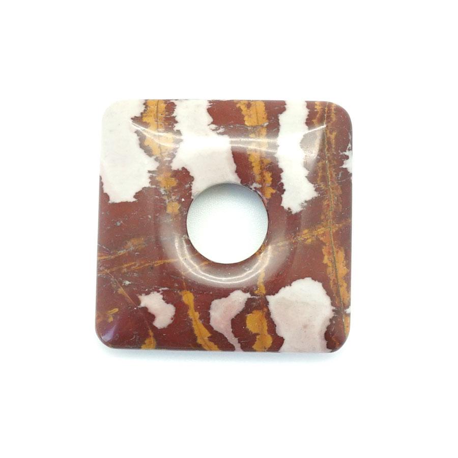 Noreena Jasper  40mm Square Donut - Pendant