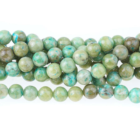 Olivine 8mm Round 15-16" (Dyed)