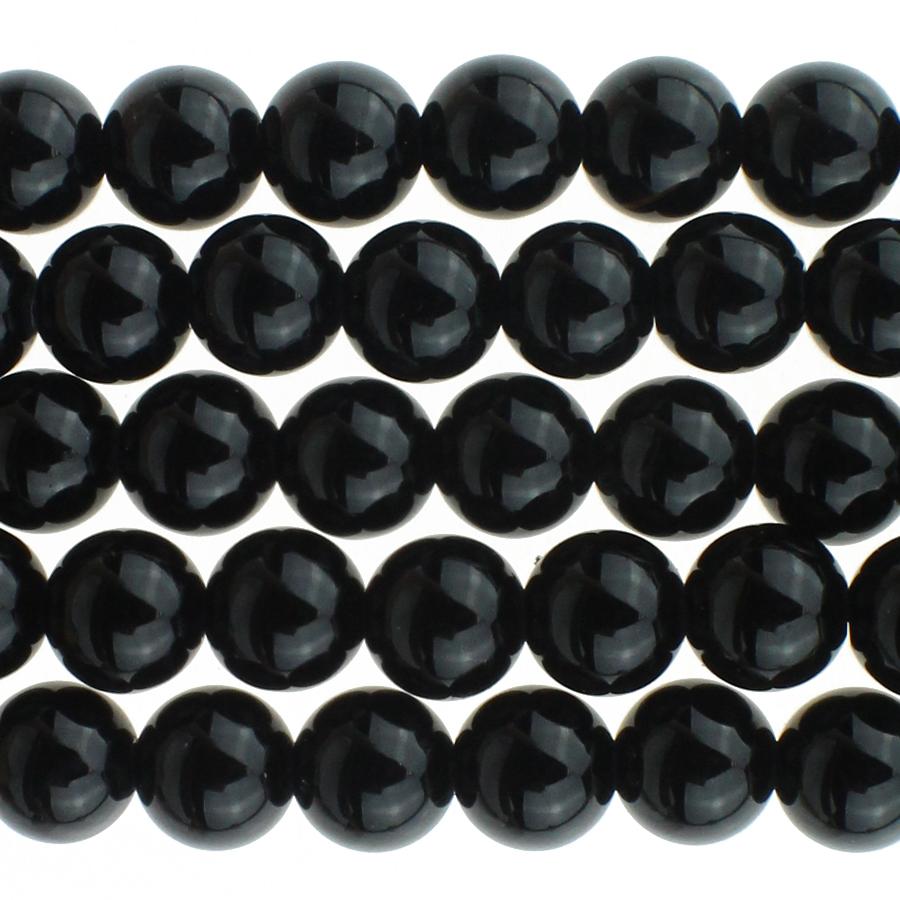 Onyx 6mm Round 8-Inch - Goody Beads