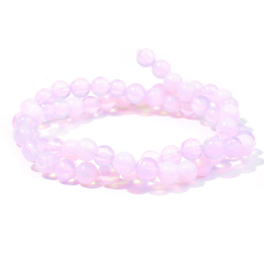 Opalite Pink (Synthetic) 4mm Round - Limited Editions - Goody Beads