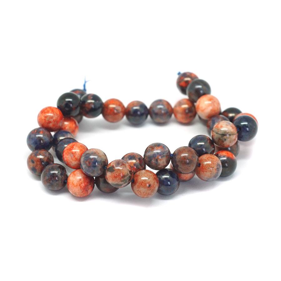 Orange Sodalite DYED 10mm Round 15-16 Inch