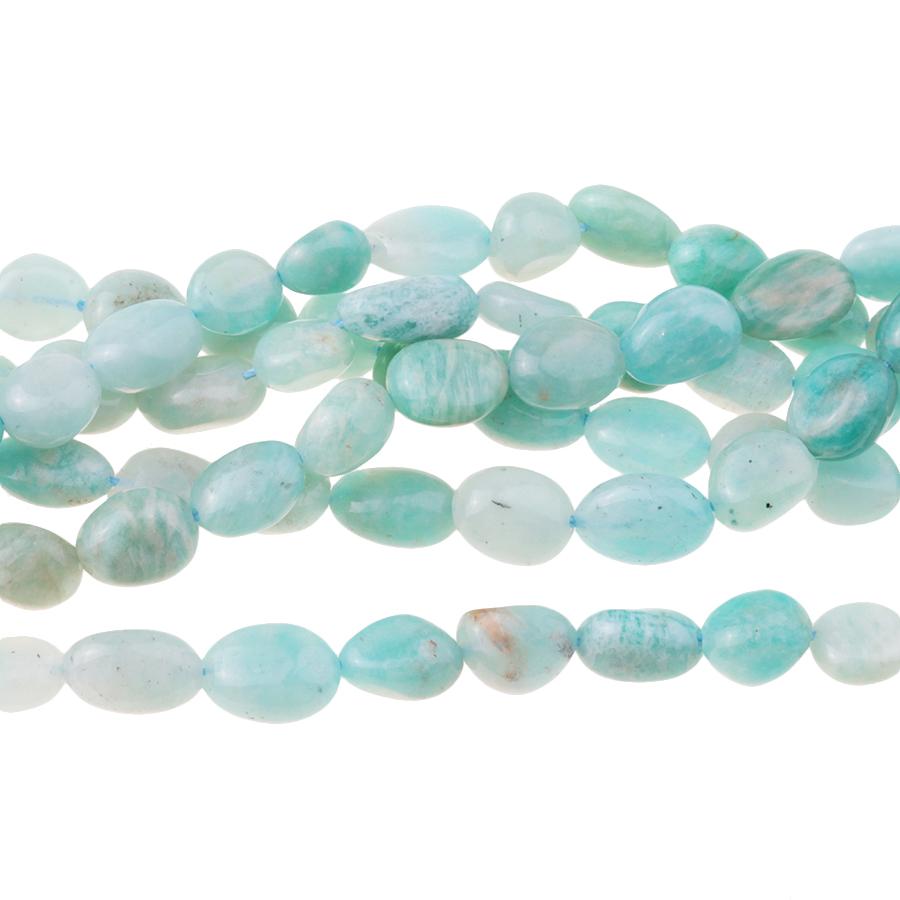 Peruvian Amazonite 8x10mm Pebble 15-16 Inch