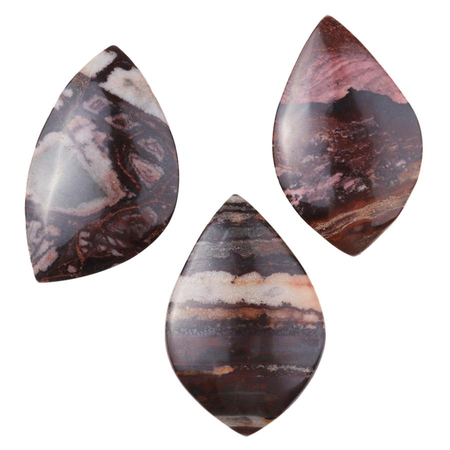 Outback Jasper (A) 20-25x35-41mm Free Form Marquise Pendant