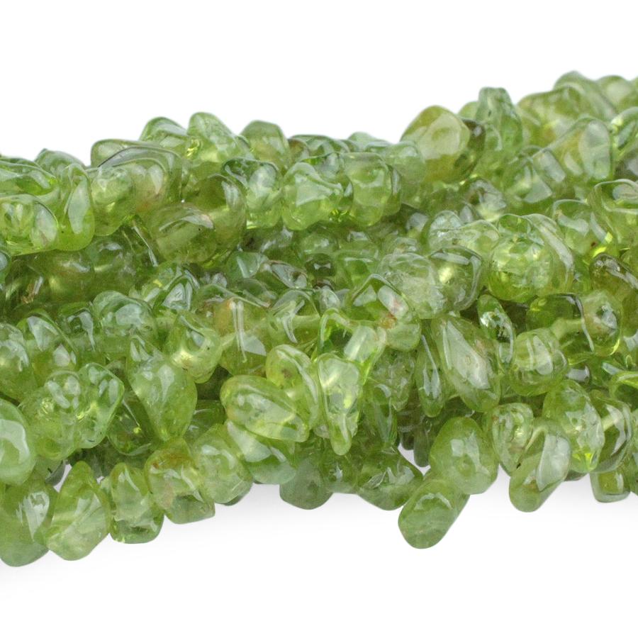 Peridot 6-8mm Chips 36"