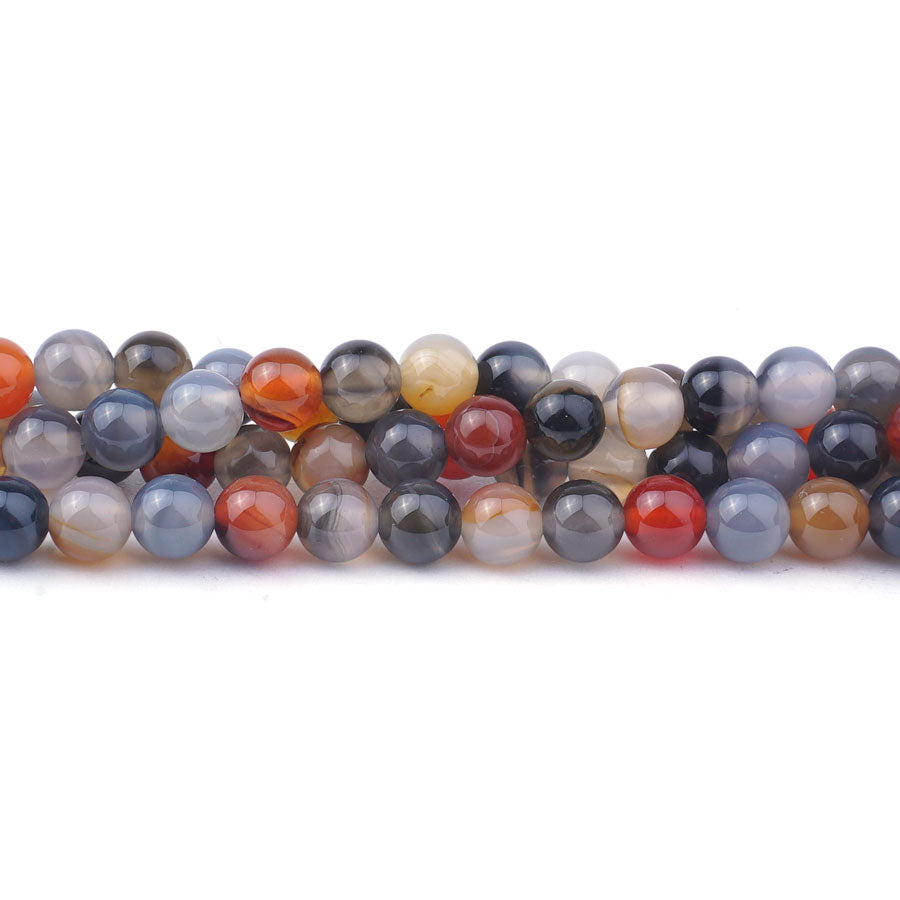 Persian Gulf Agate 6mm Round - Limited Editions - Goody Beads