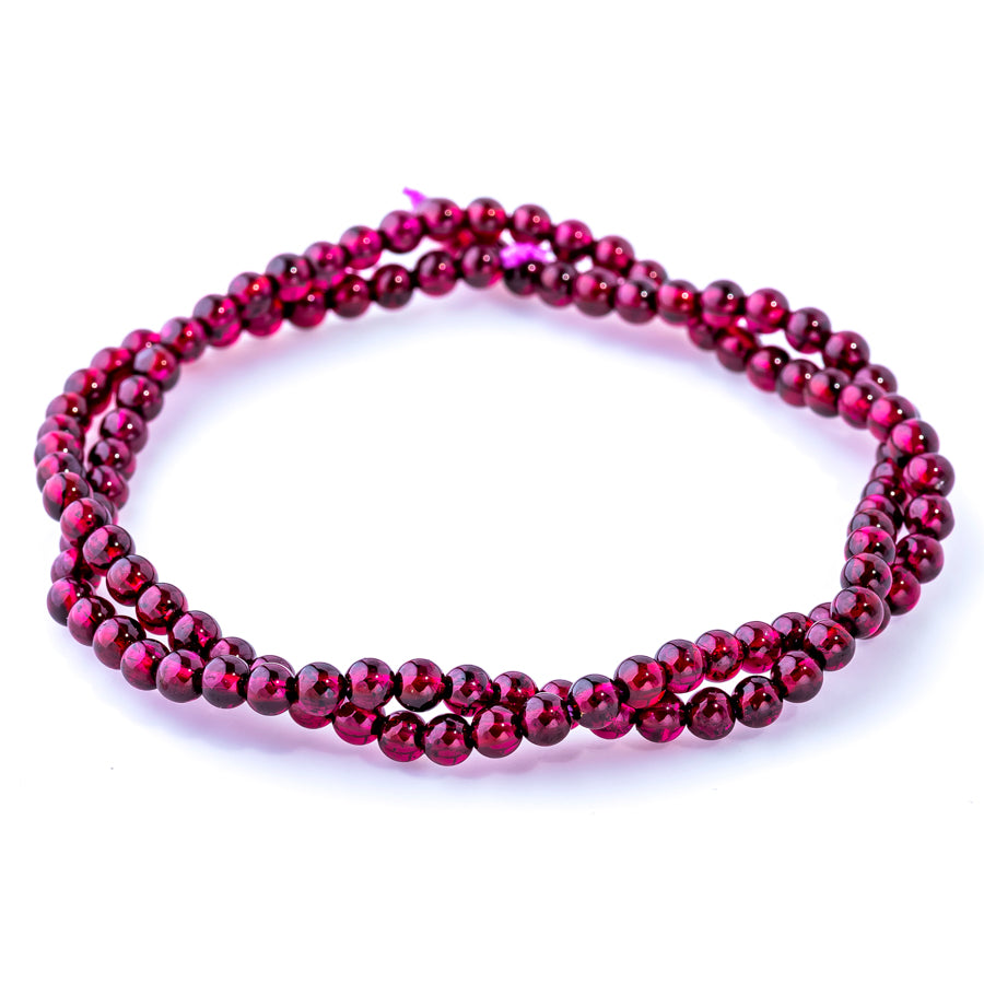 Purple Garnet 3mm Round 15-16 Inch