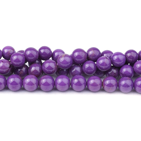 8mm Phosphosiderite Natural Round - 15-16 Inch - Goody Beads