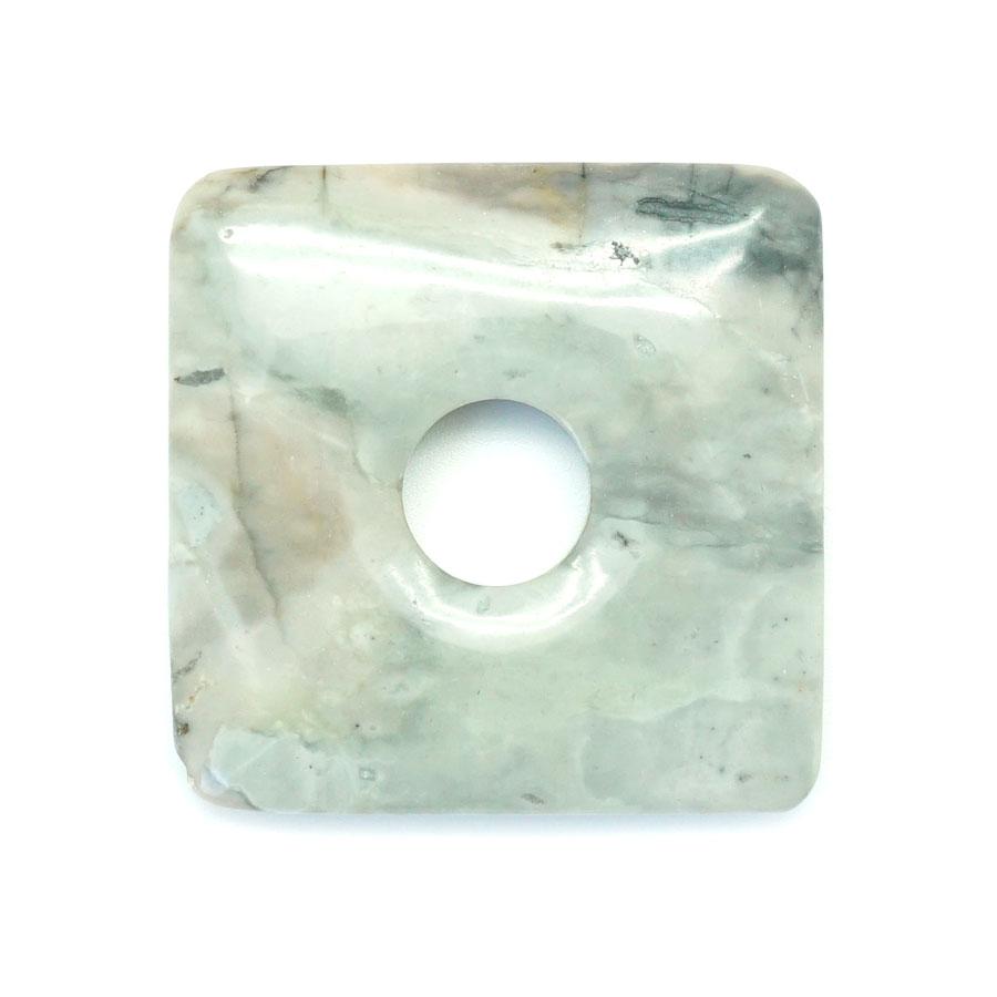 Picasso Jasper  50mm Square Donut - Pendant