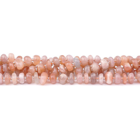 Peach Moonstone 5x8mm Chip - 15-16 Inch