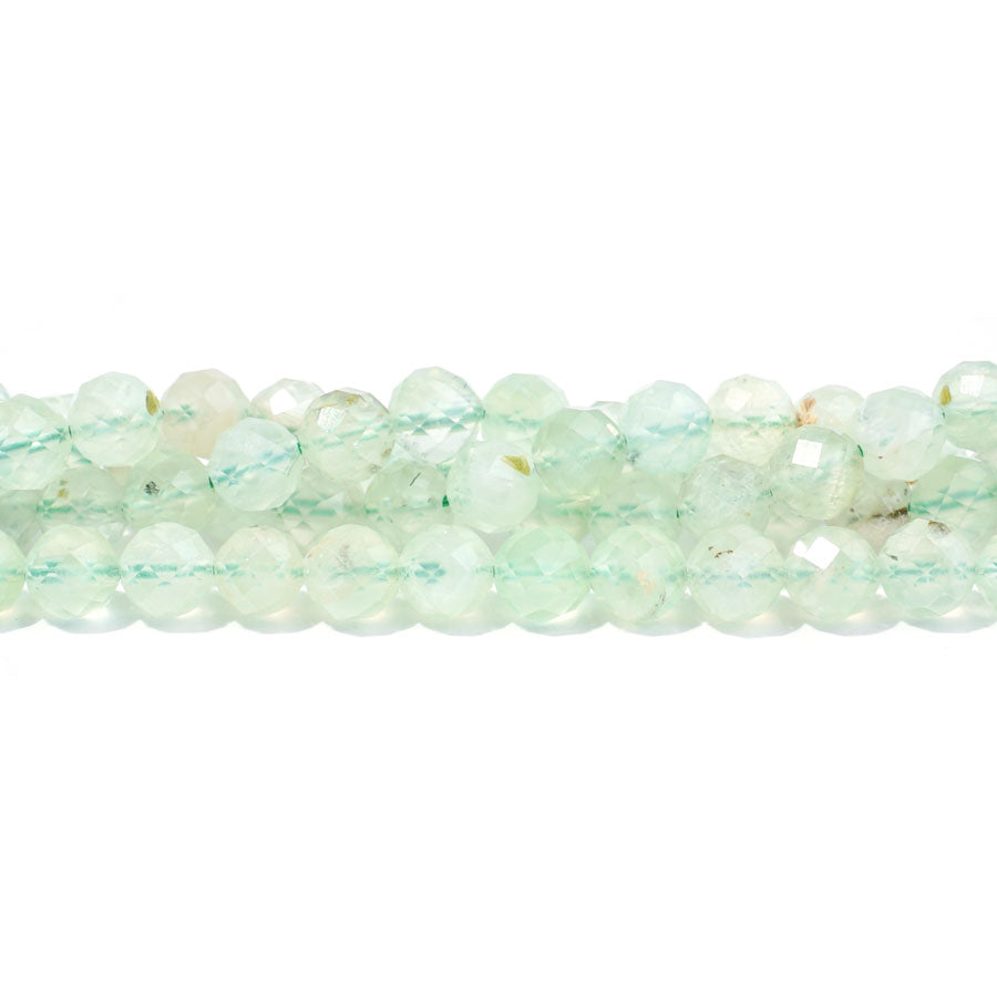 Prehnite 6mm Round Faceted A Grade - 15-16 Inch - Goody Beads