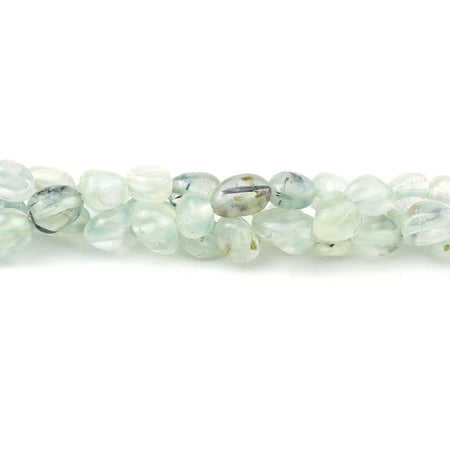 6X8mm Prehnite Natural Pebble A Grade - 15-16 Inch - Goody Beads