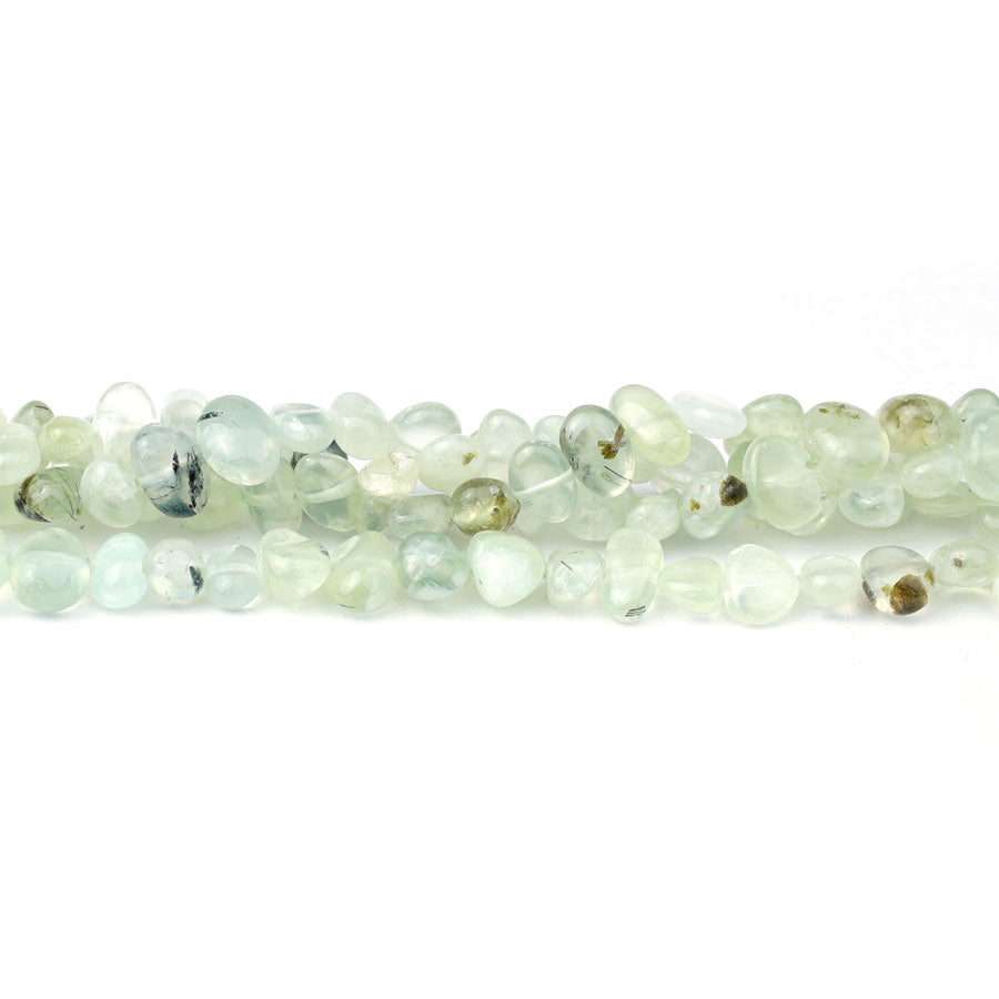 6X8 Prehnite Natural Pebble SD A Grade - 15-16 Inch - Goody Beads
