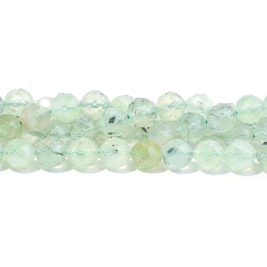 Prehnite 8mm Round Faceted A Grade - 15-16 Inch - Goody Beads