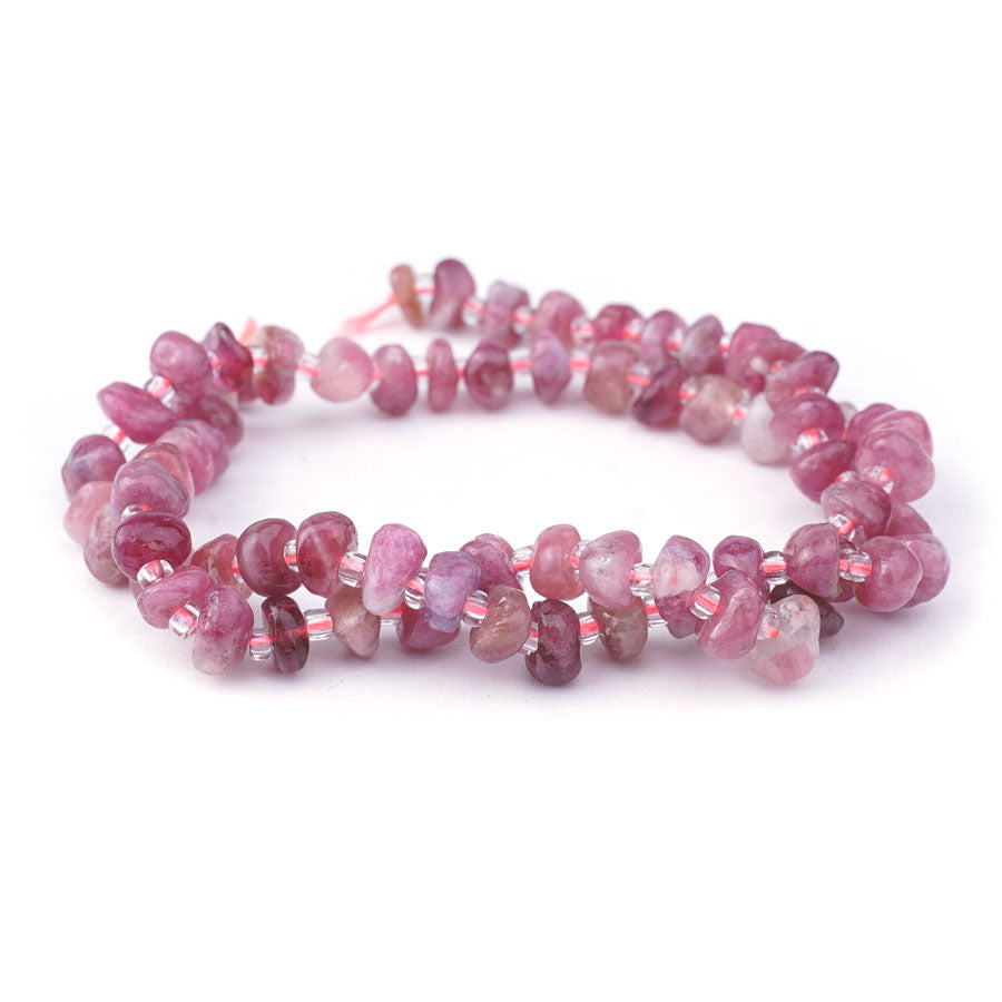 Pink Tourmaline 6x8mm Pebble 15-16 Inch - Goody Beads