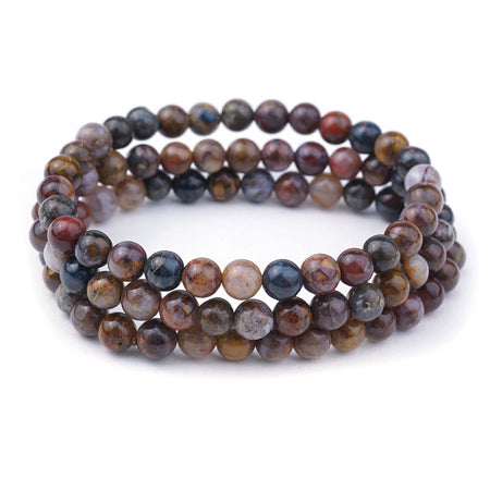 Pietersite 6mm Round Bracelet - Limited Editions - Goody Beads