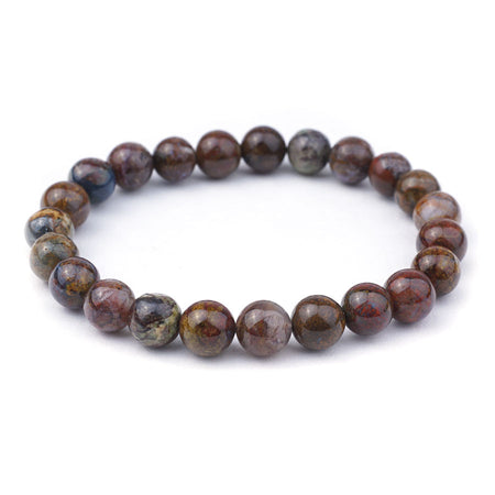 8mm Pietersite Natural Round Bracelet - Limited Editions - Goody Beads