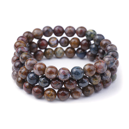 8mm Pietersite Natural Round Bracelet - Limited Editions - Goody Beads