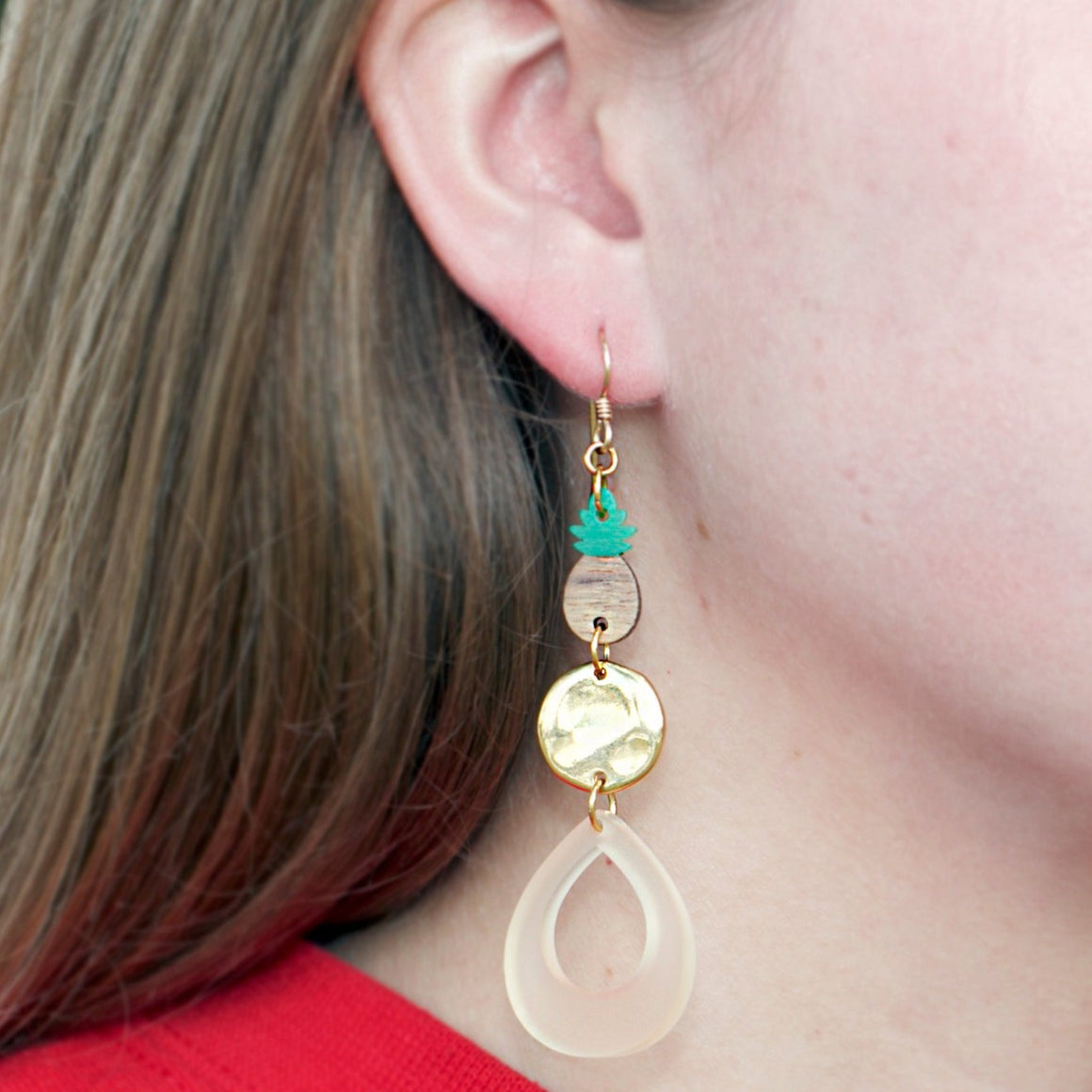 INSTRUCTIONS for DIY Tropical Holiday Gold Earrings - Goody Beads