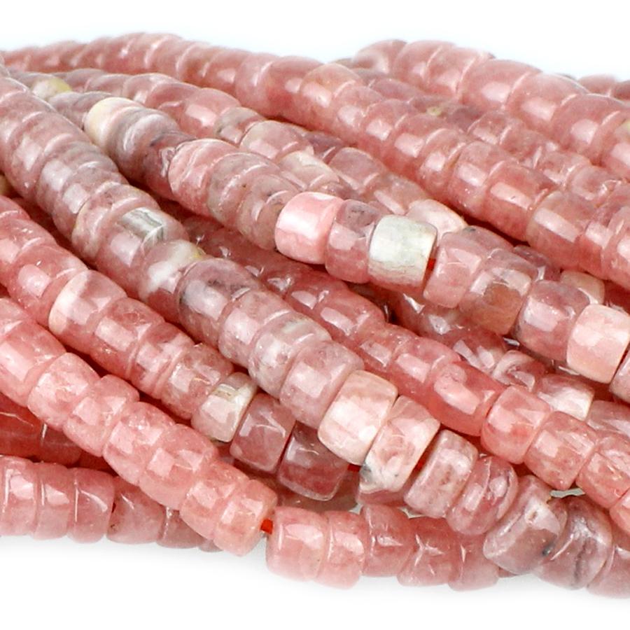 Rhodochrosite 6mm Heishi