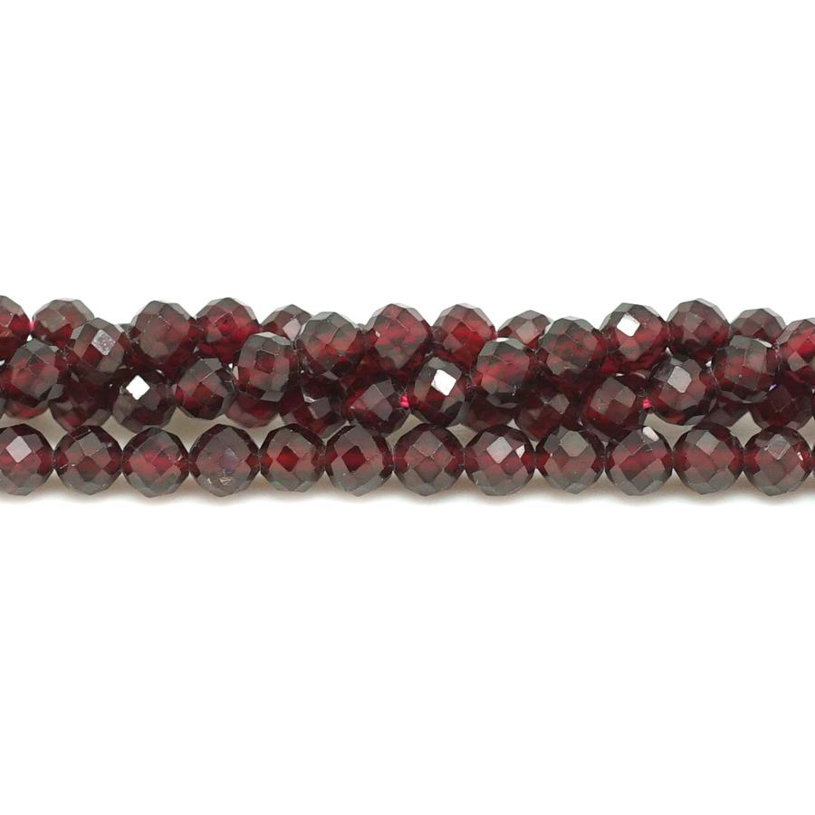 Red Garnet AA Grade 5mm Round - 15-16 Inch