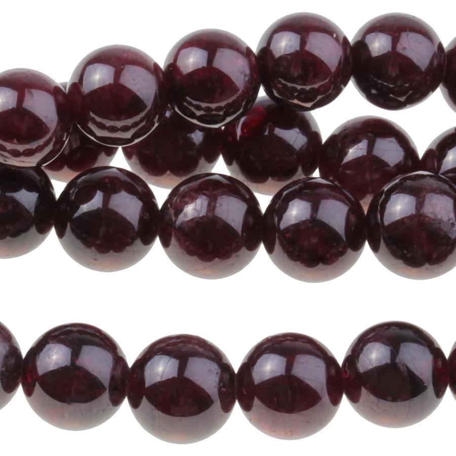 Red Garnet 8mm Round 8-Inch