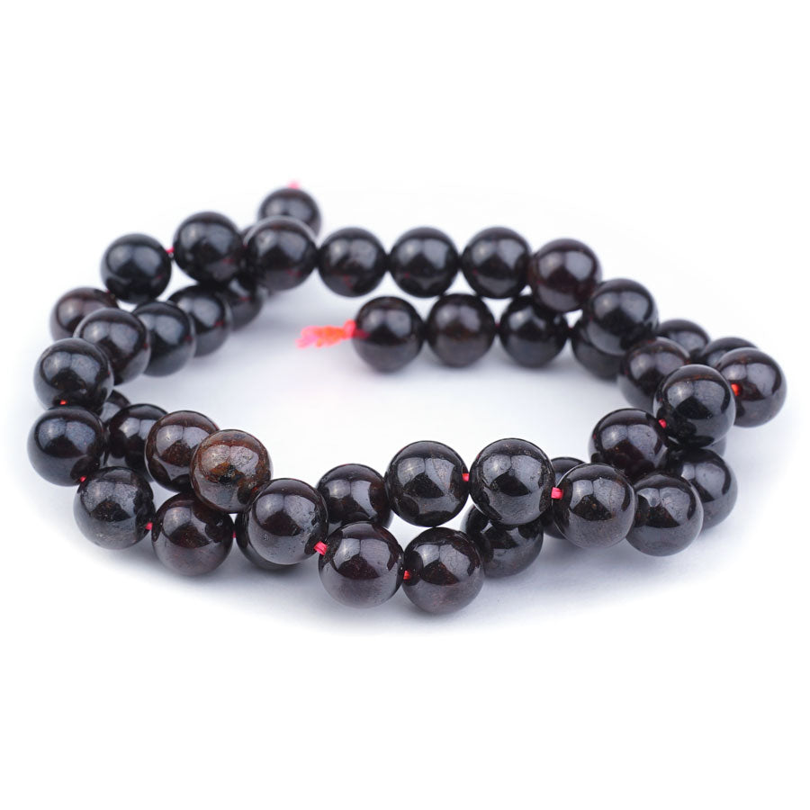 African Red Garnet 8mm Round - Limited Editions - Goody Beads