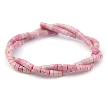 2X4mm Rhodonite Heishi - Limited Editions - Goody Beads