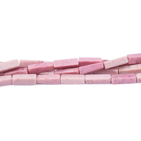 Rhodonite 4X13mm Rectangle Tube - Limited Editions - Goody Beads