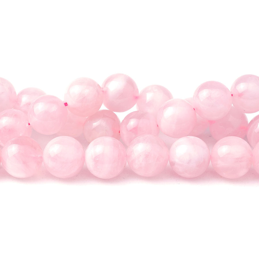 Rose Quartz 10mm Round - 15-16 Inch