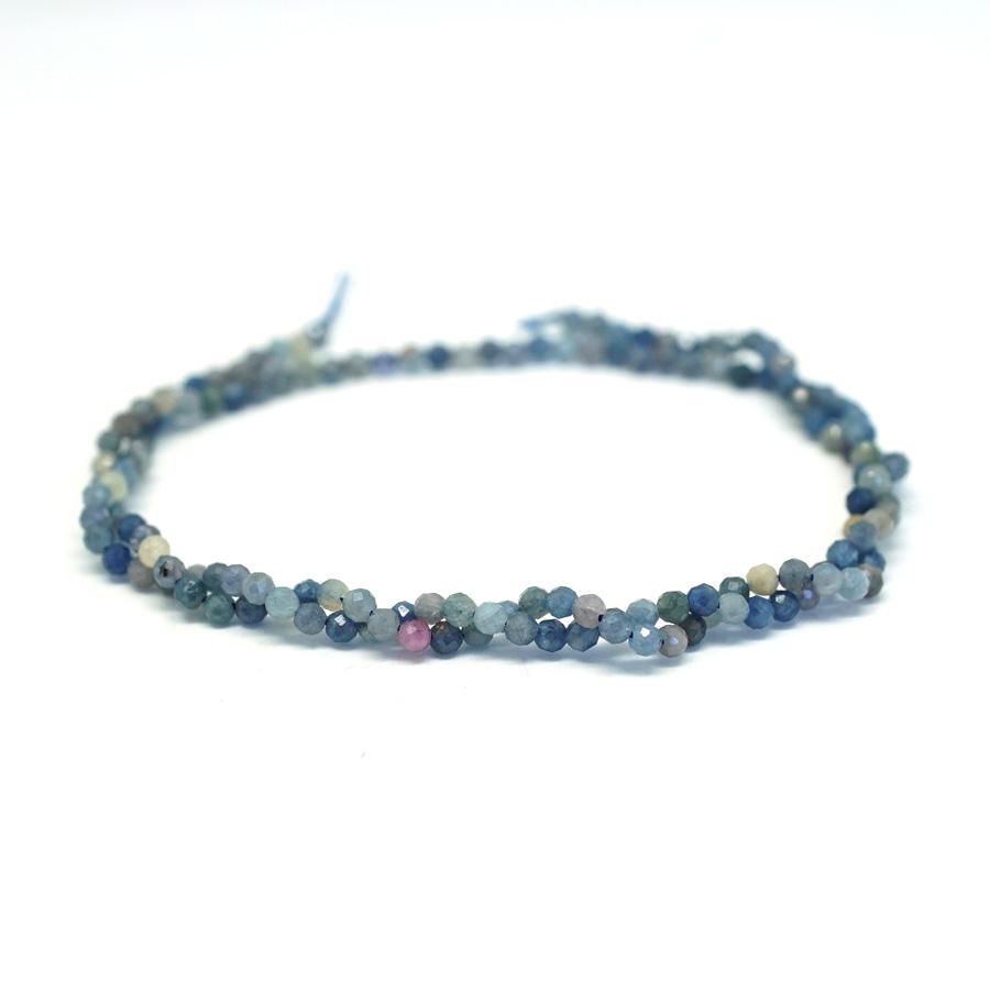 Sapphire Faceted, A Grade 3mm Round - 15-16 Inch