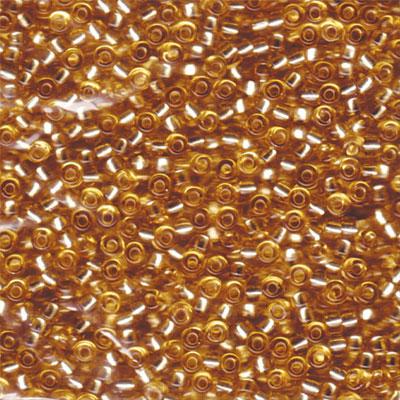 8-92 Silver Lined Light Gold Miyuki Seed Beads Tube - Goody Beads