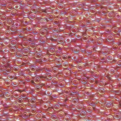 8-9275 Dark Peach Lined Crystal AB Miyuki Seed Beads Tube - Goody Beads