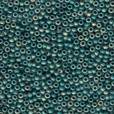 8-92008 Matte Teal AB Miyuki Seed Beads Tube