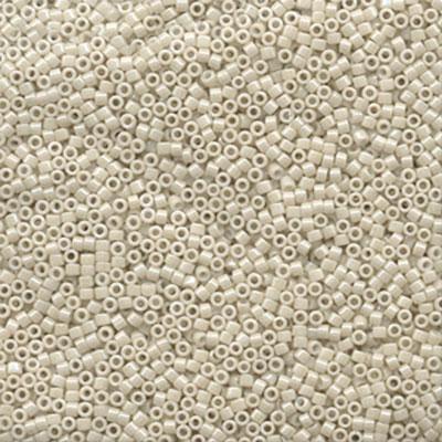 DB211 11/0 Opaque Alabaster Luster Miyuki Delica Seed Beads Tube - Goody Beads