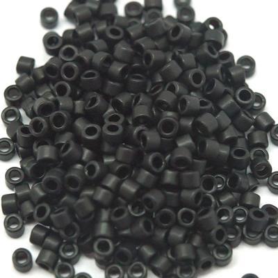 DB310 11/0 Matte Black Miyuki Delica Seed Beads Tube - Goody Beads