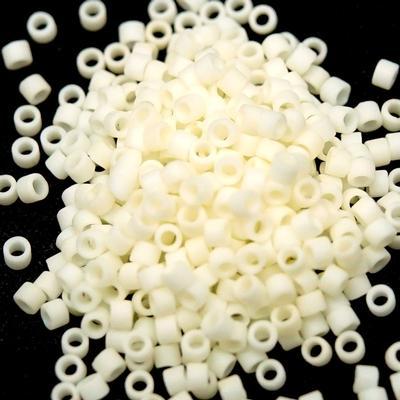 DB352 11/0 Matte Cream Miyuki Delica Seed Beads Tube - Goody Beads