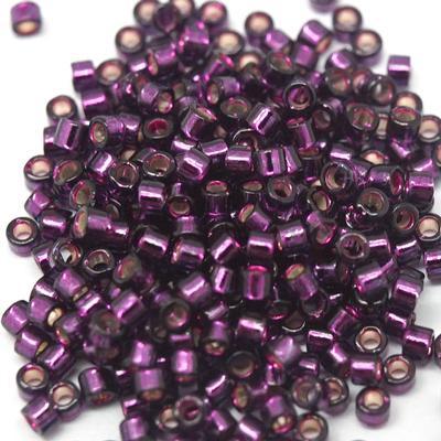 DB611 11/0 Silver Lined Wine Miyuki Delica Seed Beads Tube - Goody Beads