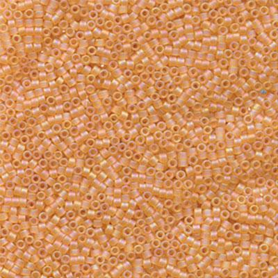 DB852 11/0 Matte Cantelope AB Miyuki Delica Seed Beads Tube - Goody Beads