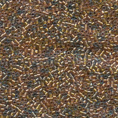 DB981 11/0 Lined Metallic Mix Miyuki Delica Seed Beads Tube - Goody Beads