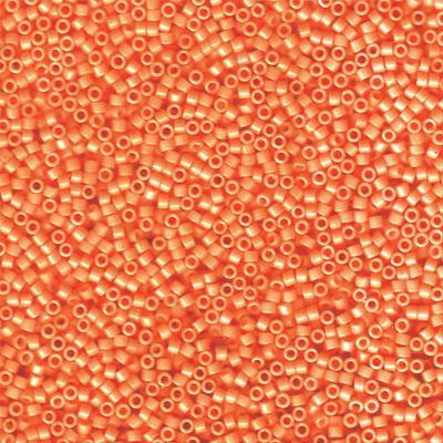 DB1133 11/0 Opaque Mandarin Miyuki Delica Seed Beads Tube - Goody Beads