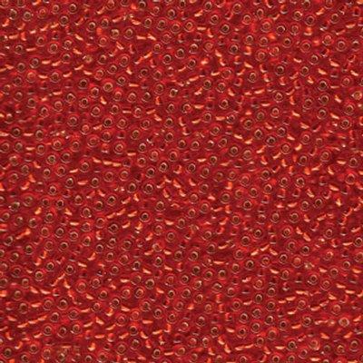 11-910 Silver Lined Red Miyuki Seed Beads Tube - Goody Beads