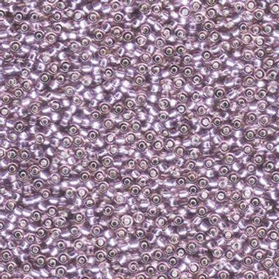 11-912 Silver Lined Light Amethyst Miyuki Seed Beads Tube - Goody Beads