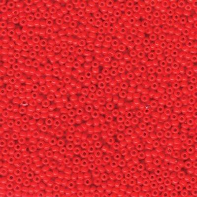 11-9407 Opaque Red Miyuki Seed Beads Tube - Goody Beads