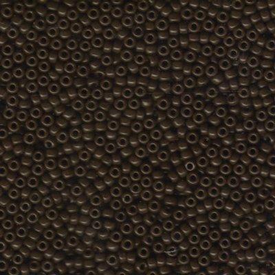 11-9409 Opaque Brown Miyuki Seed Beads Tube - Goody Beads