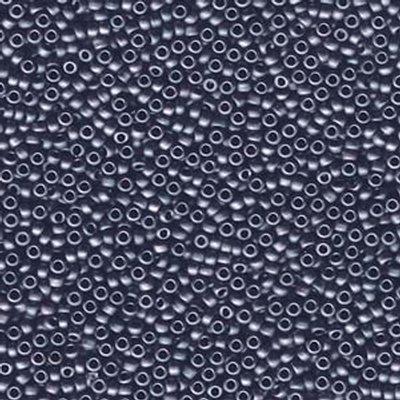 11-92011 Matte Blue Grey Miyuki Seed Beads Tube - Goody Beads