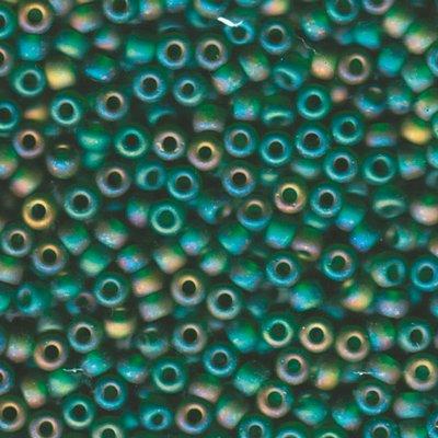 6-9146FR Matte Transparent Green AB Miyuki Seed Beads Tube - Goody Beads