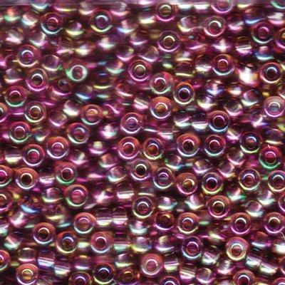 6-9256D Transparent Dark Smokey Amethyst AB Miyuki Seed Beads Tube - Goody Beads