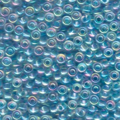 6-9269 Glacier Blue Lined Crystal AB Miyuki Seed Beads Tube - Goody Beads